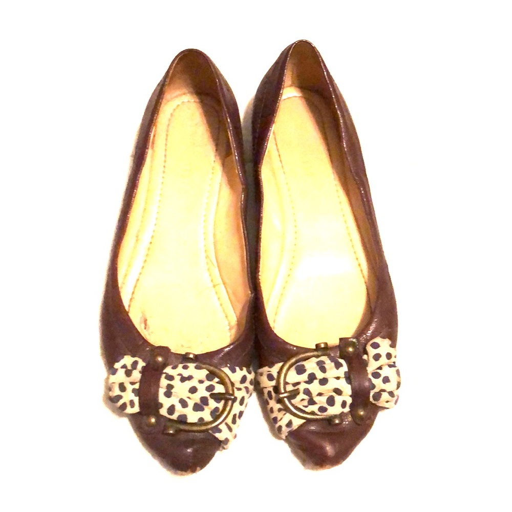 Nine West buckle toe flats